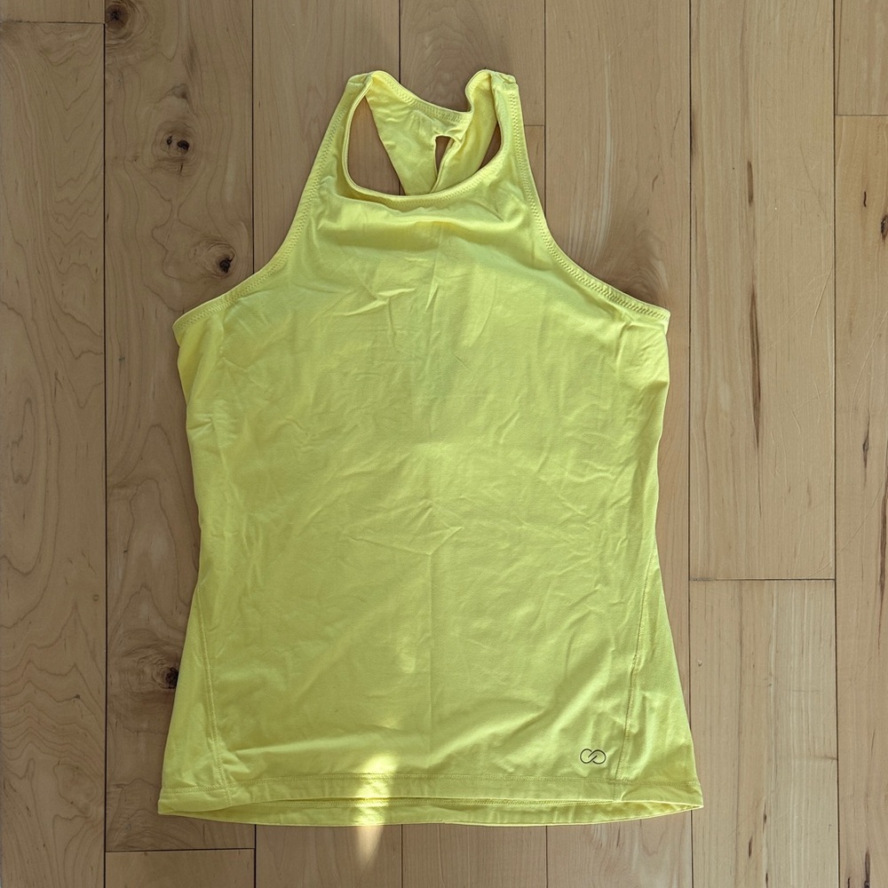 CALIA by Carrie Underwood Lemon Yellow Tank Top